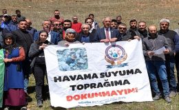 Göle’de Maden Ocağı Projesine Protesto
